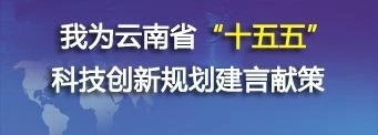 我为云南省“十五五”科技创新规划 建言献策